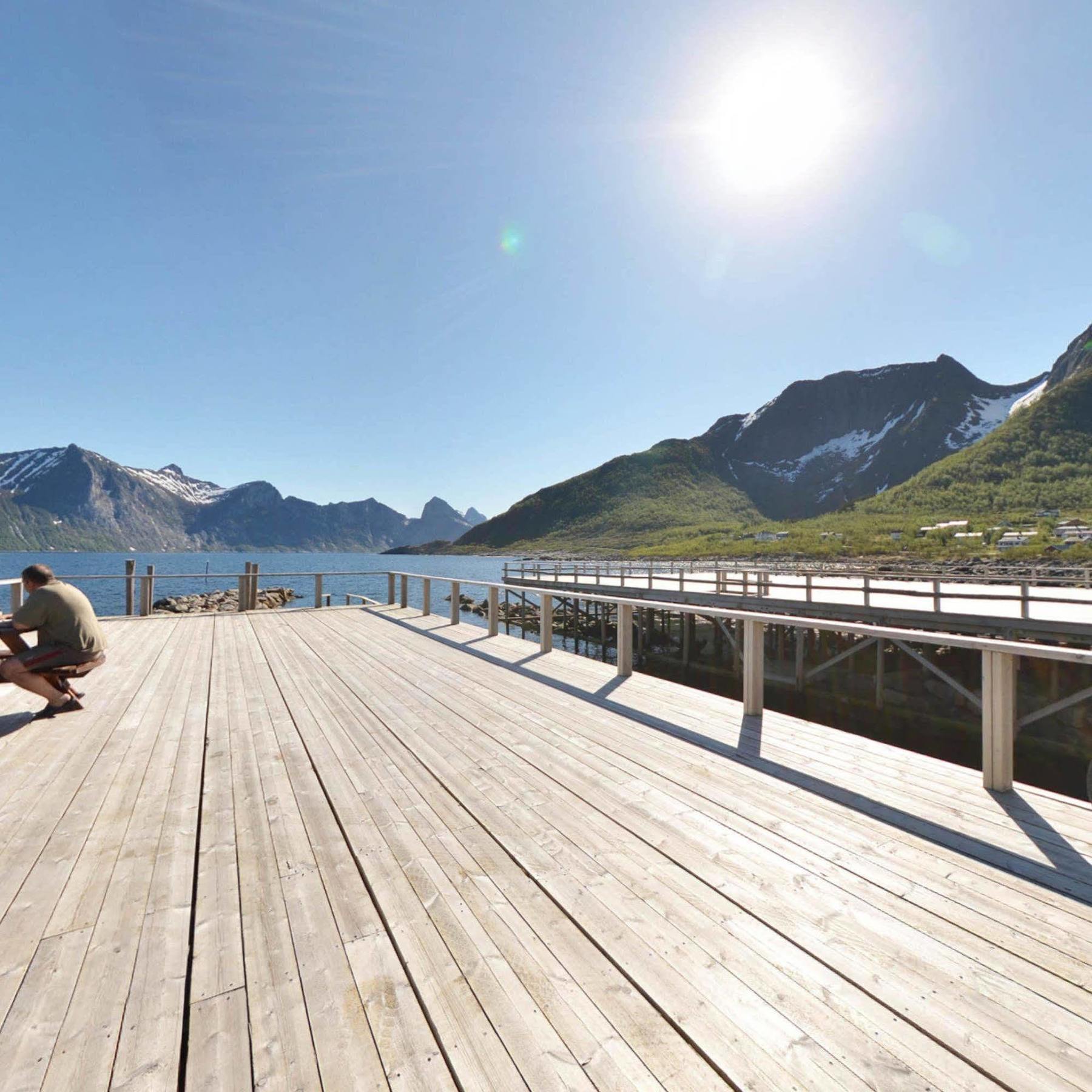 Mefjord Brygge Hotel Tromsø Buitenkant foto